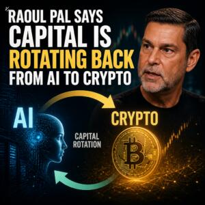 Raoul Pal Says Capital Is Rotating Back From AI to Crypto Raoul Pal Says Capital Is Rotating Back From Ai To Crypto