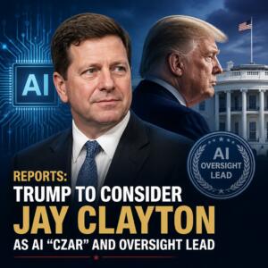 Reports: Trump To Consider Jay Clayton As Ai “czar” And Oversight Lead