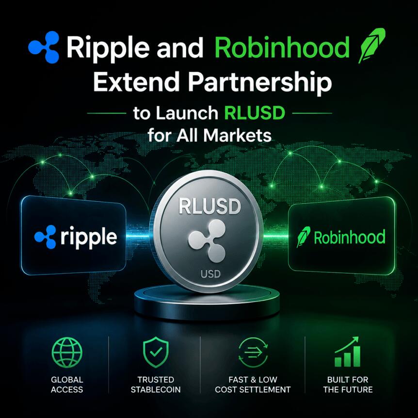Ripple and Robinhood Extend Partnership to Launch RLUSD for All Markets Ripple And Robinhood Extend Partnership To Launch Rlusd For All Markets