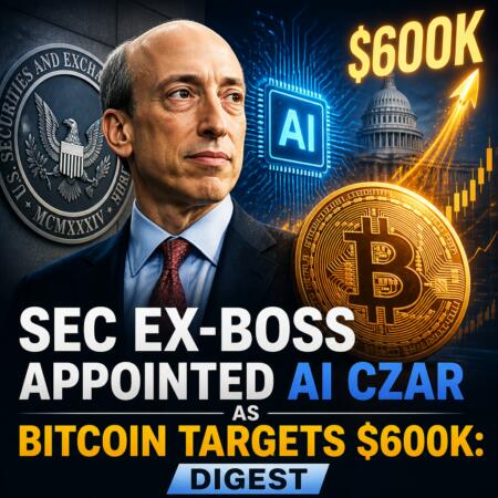 SEC Ex-Boss Appointed AI Czar as Bitcoin Targets $600K: Digest Sec Ex-Boss Appointed Ai Czar As Bitcoin Targets $600k: Digest