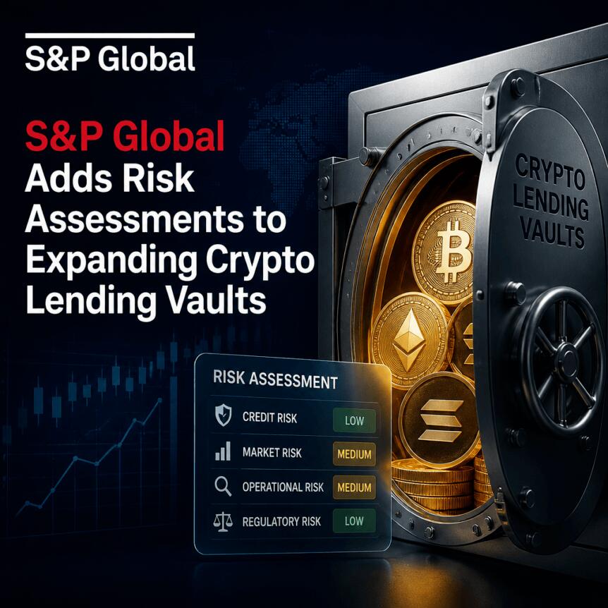 S&P Global Adds Risk Assessments to Expanding Crypto Lending Vaults S&p Global Adds Risk Assessments To Expanding Crypto Lending Vaults