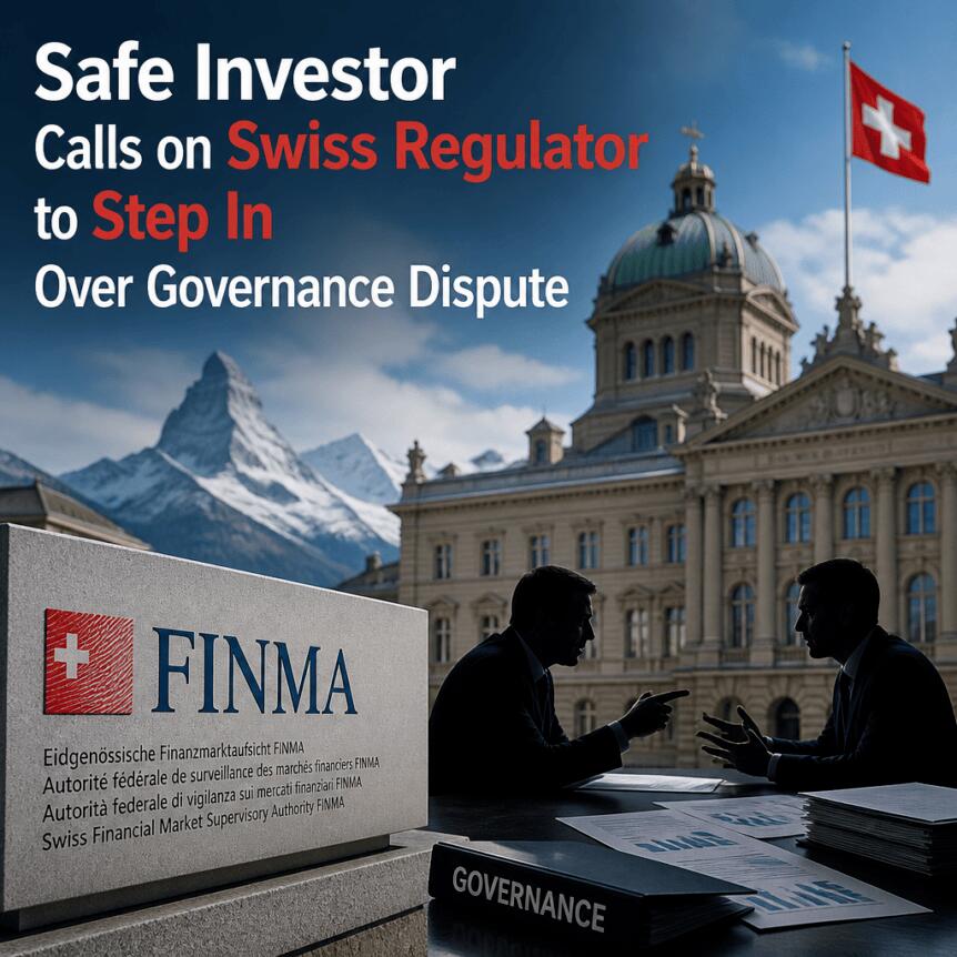 Safe Investor Calls on Swiss Regulator to Step In Over Governance Dispute Safe Investor Calls On Swiss Regulator To Step In Over Governance Dispute