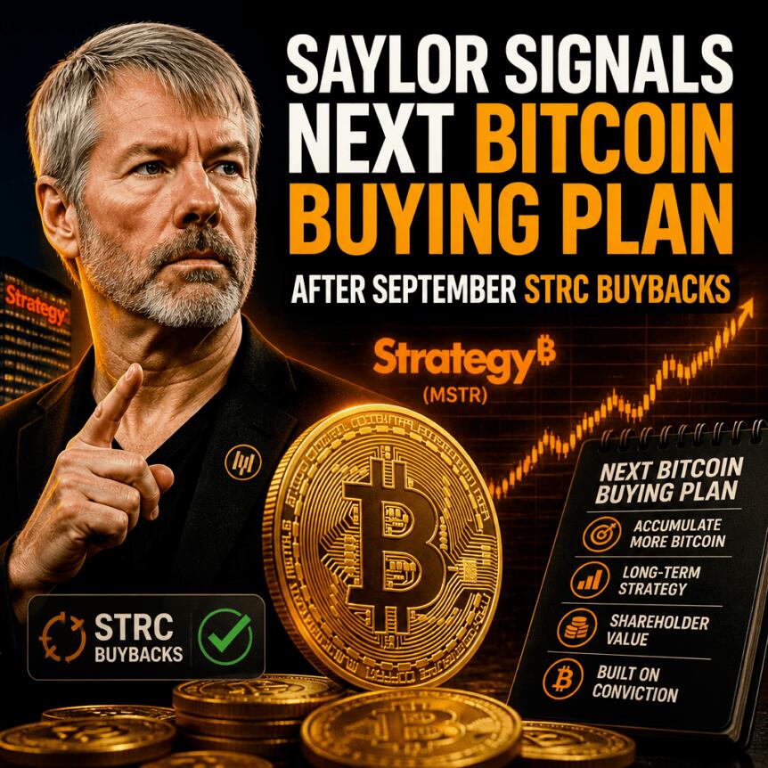 Saylor Signals Next Bitcoin Buying Plan After September STRC Buybacks Saylor Signals Next Bitcoin Buying Plan After September Strc Buybacks