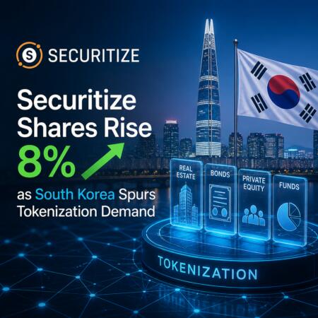 Securitize Shares Rise 8% As South Korea Spurs Tokenization Demand