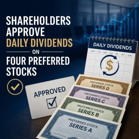 Shareholders Approve Daily Dividends on Four Preferred Stocks Shareholders Approve Daily Dividends On Four Preferred Stocks