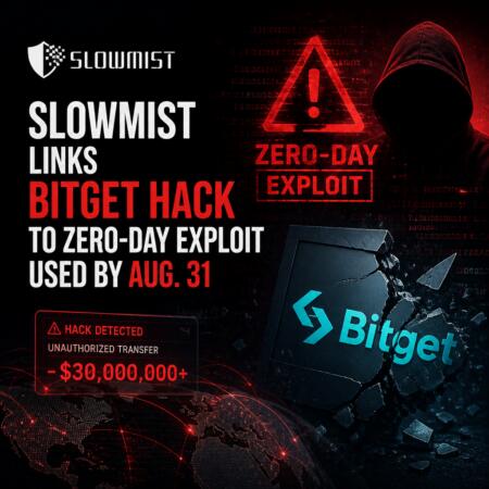 Slowmist Links Bitget Hack To Zero-Day Exploit Used By Aug. 31