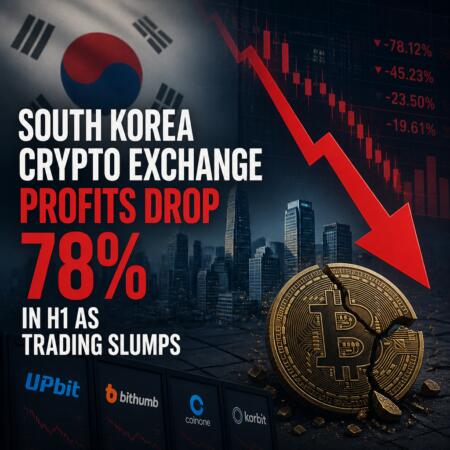 South Korea Crypto Exchange Profits Drop 78% In H1 As Trading Slumps