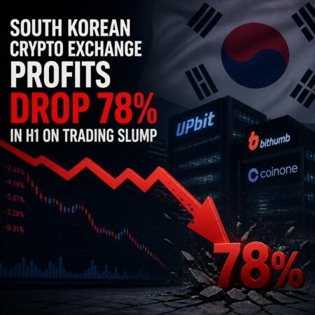 South Korean Crypto Exchange Profits Drop 78% In H1 On Trading Slump