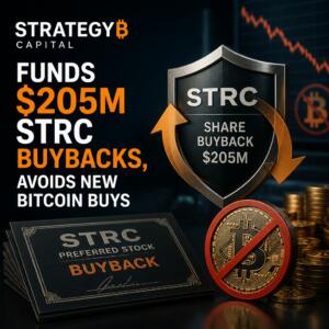 Strategy Capital Funds $205M STRC Buybacks, Avoids New Bitcoin Buys Strategy Capital Funds $205m Strc Buybacks, Avoids New Bitcoin Buys