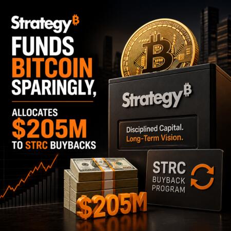 Strategy Funds Bitcoin Sparingly, Allocates $205M to STRC Buybacks Strategy Funds Bitcoin Sparingly, Allocates $205m To Strc Buybacks