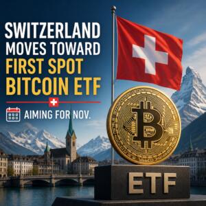 Switzerland Moves Toward First Spot Bitcoin Etf, Aiming For Nov.