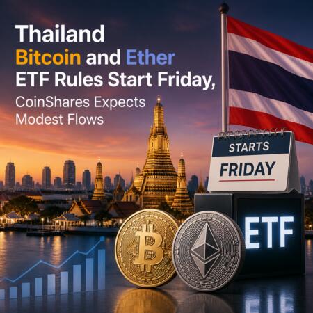Thailand Bitcoin And Ether Etf Rules Start Friday, Coinshares Expects Modest Flows