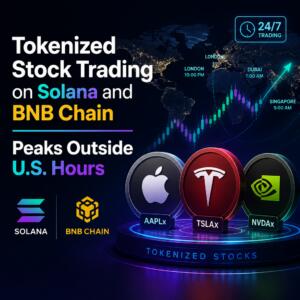 Tokenized Stock Trading on Solana and BNB Chain Peaks Outside U.S. Hours Tokenized Stock Trading On Solana And Bnb Chain Peaks Outside U.s. Hours