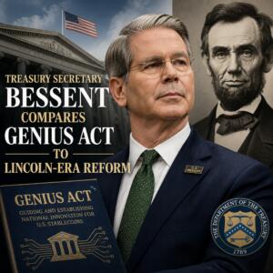 Treasury Secretary Bessent Compares GENIUS Act to Lincoln-Era Reform Treasury Secretary Bessent Compares Genius Act To Lincoln-Era Reform
