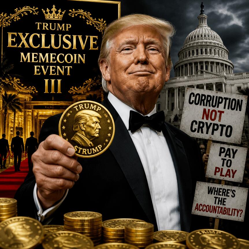Trump to Host Third “Exclusive” Memecoin Event as Corruption Claims Persist