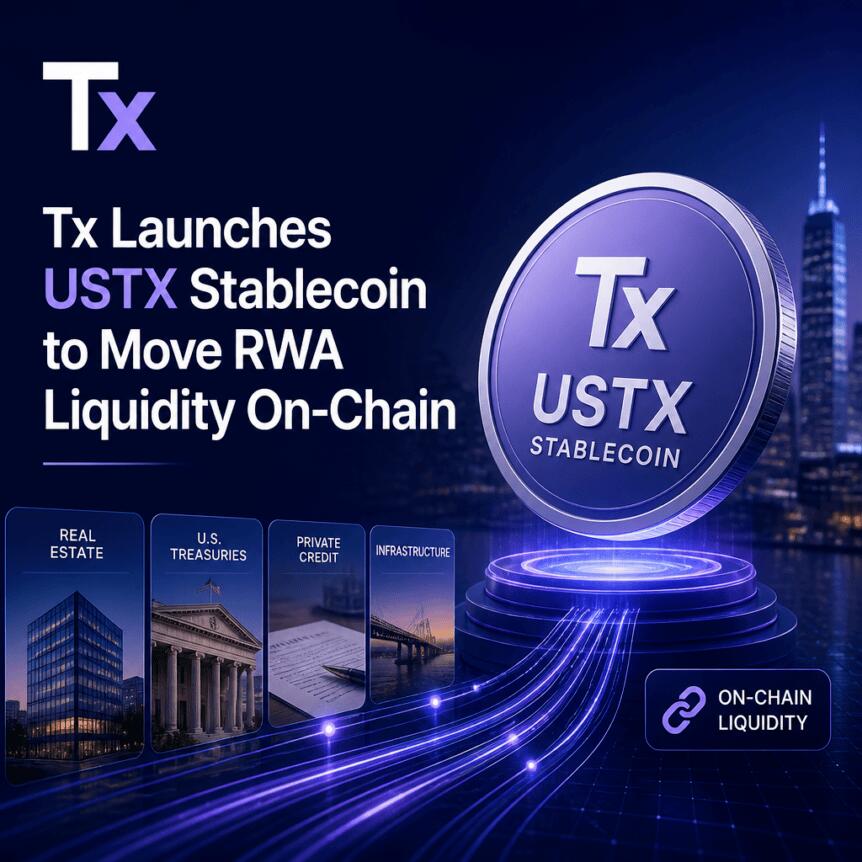 Tx Launches Ustx Stablecoin To Move Rwa Liquidity On-Chain