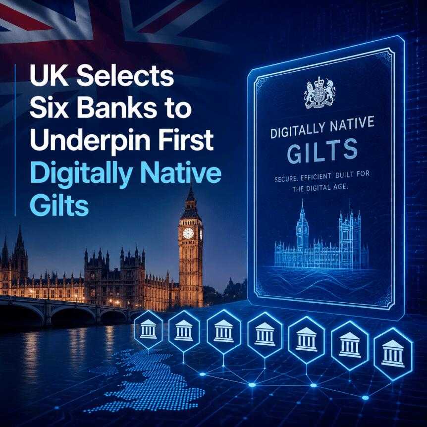 UK Selects Six Banks to Underpin First Digitally Native Gilts Uk Selects Six Banks To Underpin First Digitally Native Gilts