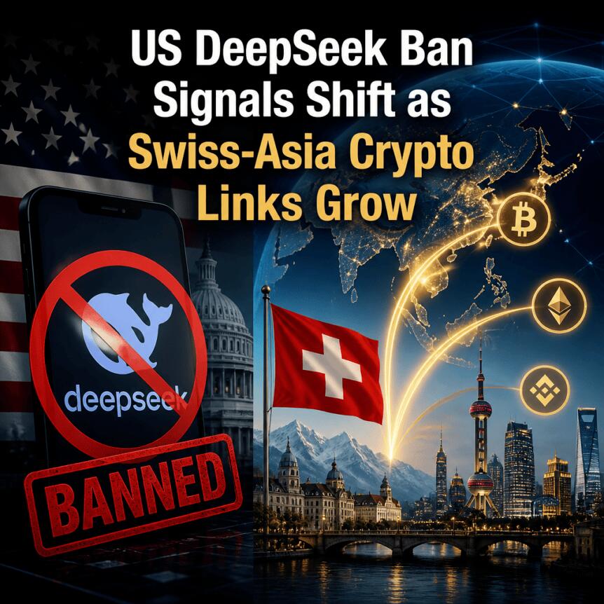 US DeepSeek Ban Signals Shift as Swiss-Asia Crypto Links Grow Us Deepseek Ban Signals Shift As Swiss-Asia Crypto Links Grow