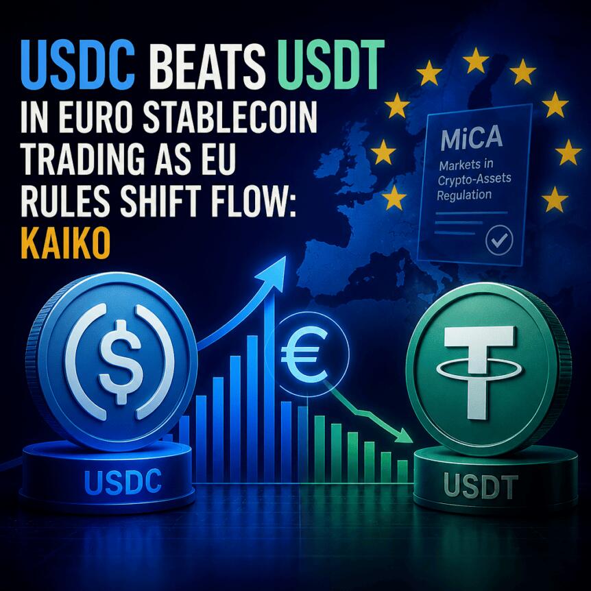 USDC Beats USDT in Euro Stablecoin Trading as EU Rules Shift Flow: Kaiko Usdc Beats Usdt In Euro Stablecoin Trading As Eu Rules Shift Flow: Kaiko