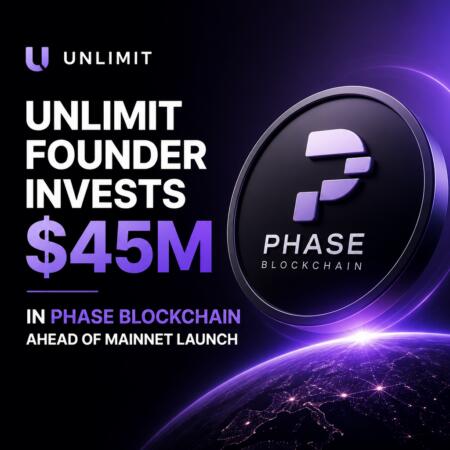 Unlimit Founder Invests $45M in Phase Blockchain Ahead of Mainnet Launch Unlimit Founder Invests $45m In Phase Blockchain Ahead Of Mainnet Launch