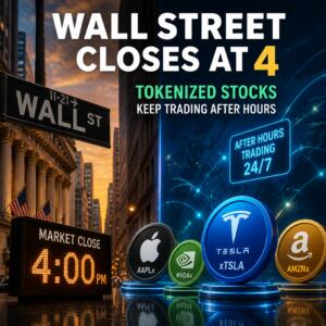 Wall Street Closes At 4 As Tokenized Stocks Keep Trading After Hours