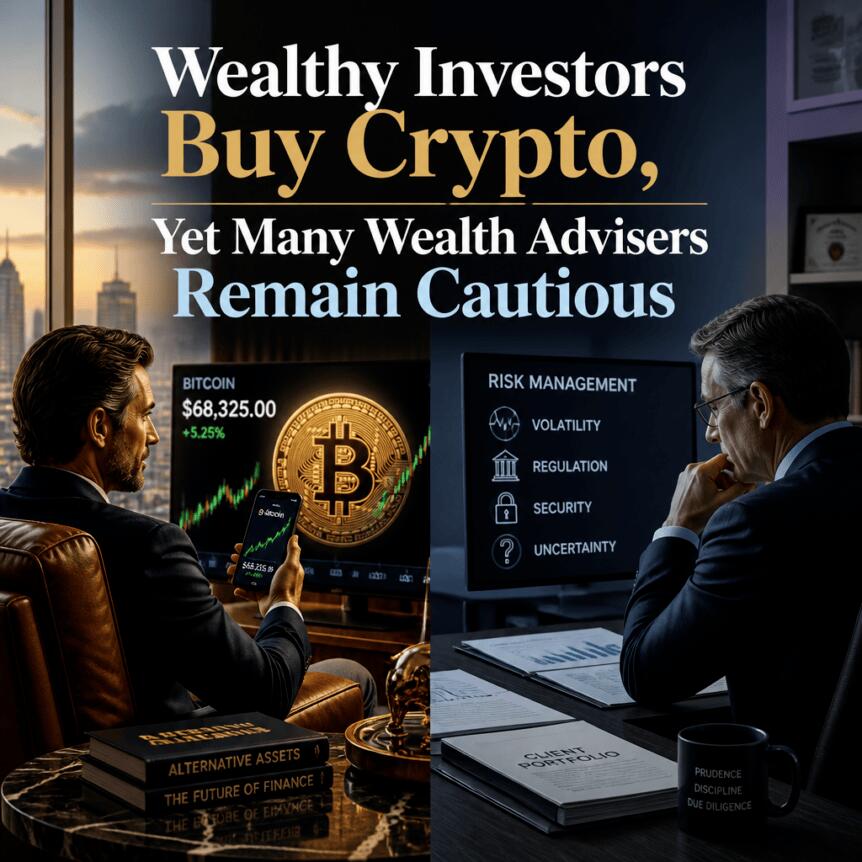 Wealthy Investors Buy Crypto, Yet Many Wealth Advisers Remain Cautious Wealthy Investors Buy Crypto, Yet Many Wealth Advisers Remain Cautious