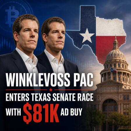 Winklevoss PAC Enters Texas Senate Race With $81K Ad Buy Winklevoss Pac Enters Texas Senate Race With $81k Ad Buy