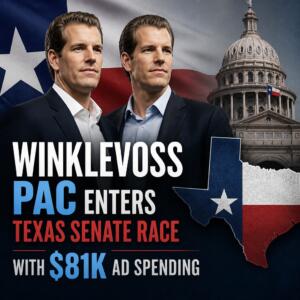 Winklevoss Pac Enters Texas Senate Race With $81k Ad Spending
