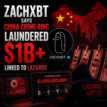 ZachXBT Says China Crime Ring Laundered $1B+ Linked to Lazarus Zachxbt Says China Crime Ring Laundered $1b+ Linked To Lazarus