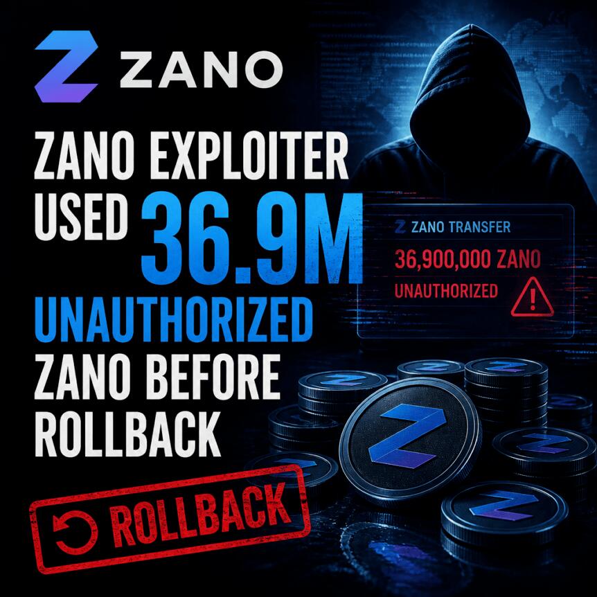 Zano Exploiter Used 36.9M Unauthorized ZANO Before Rollback Zano Exploiter Used 36.9m Unauthorized Zano Before Rollback