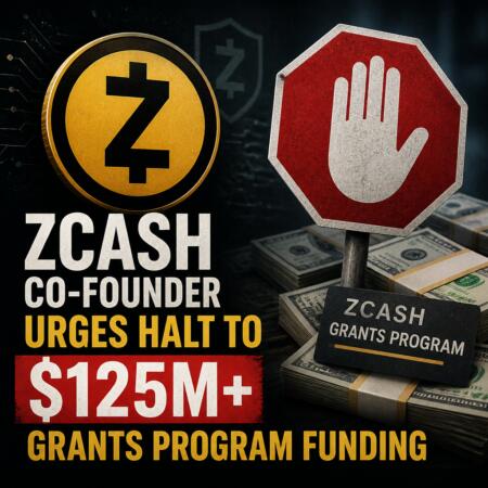 Zcash Co-Founder Urges Halt to $125M+ Grants Program Funding Zcash Co-Founder Urges Halt To $125m+ Grants Program Funding