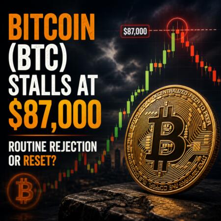 Bitcoin (BTC) Stalls At $87,000, Routine Rejection Or Reset? Bitcoin Btc Stalls At 87 000 Routine Rejection Or Reset