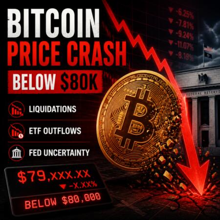 Bitcoin Price Crash Below $80K: Liquidations, ETF Outflows and Fed Uncertainty Bitcoin Price Crash Below 80k Liquidations Etf Outflows And Fed Uncertainty
