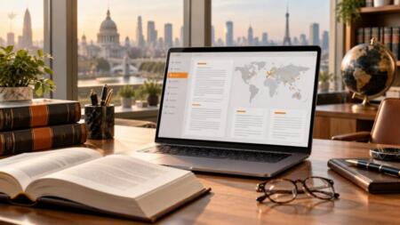 Thomson Reuters expands CoCounsel Legal with Multinational Profile for cross-border research AI-generated editorial illustration: AI-assisted legal research