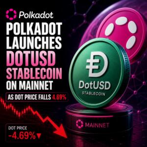 Polkadot Launches DotUSD Stablecoin On Mainnet As DOT Price Falls 4.69% Polkadot Launches Dotusd Stablecoin On Mainnet As Dot Price Falls 4 69