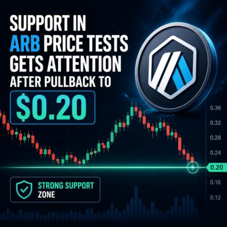 Support In Arb Price Tests Gets Attention After Pullback To 0 20