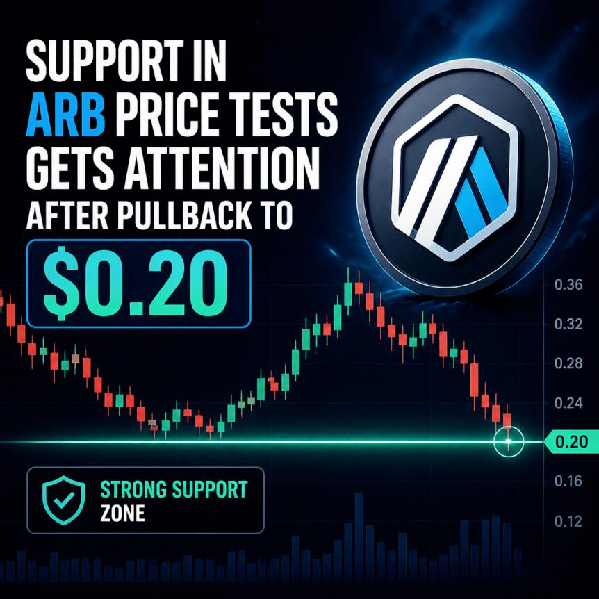 Support in ARB Price Tests Gets Attention After Pullback to $0.20 Support In Arb Price Tests Gets Attention After Pullback To 0 20
