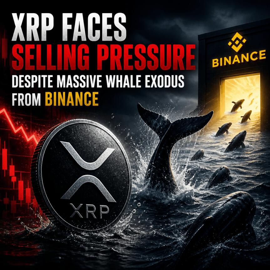 XRP Faces Selling Pressure Despite Massive Whale Exodus From Binance Xrp Faces Selling Pressure Despite Massive Whale Exodus From Binance